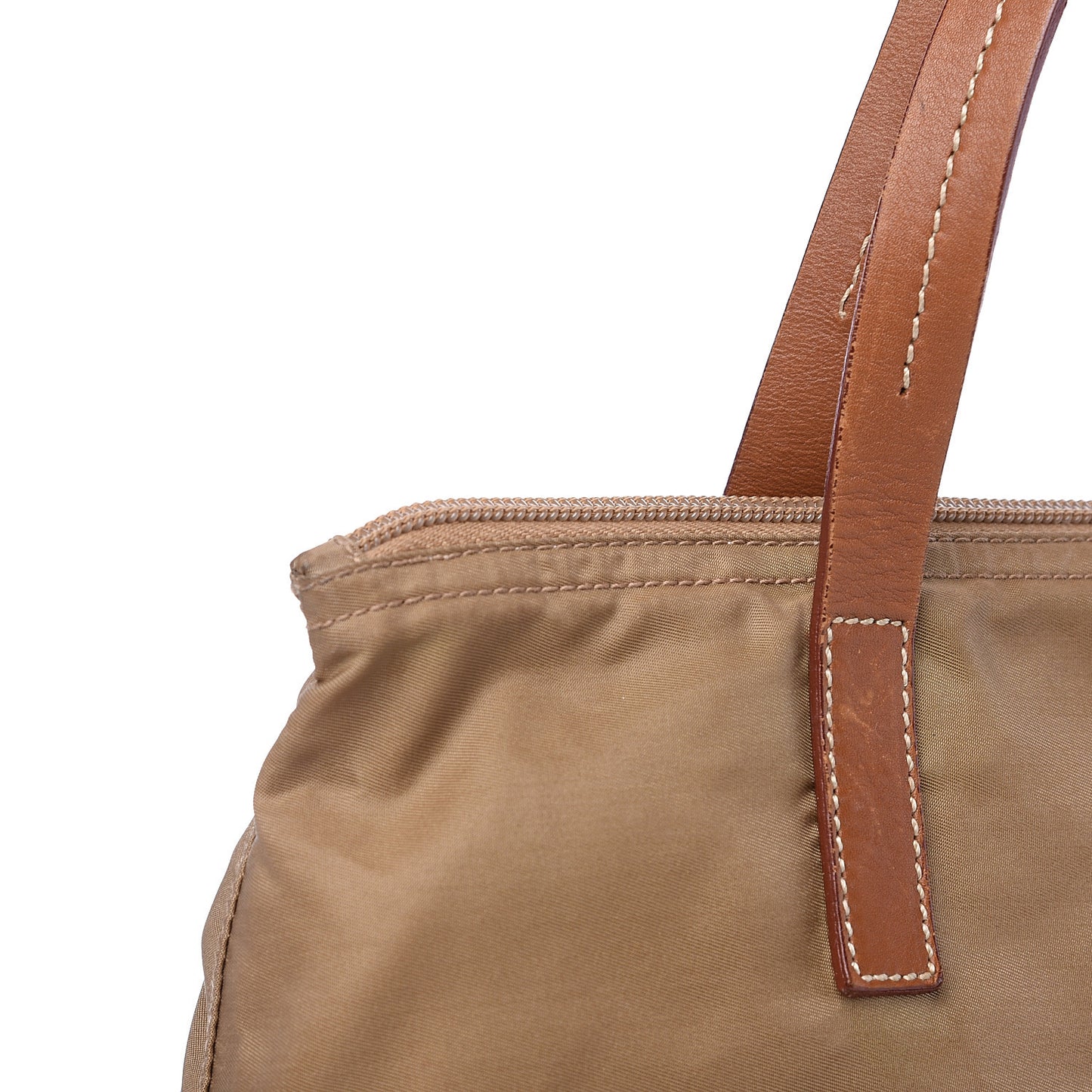 Tessuto Nylon Tote Cammello
