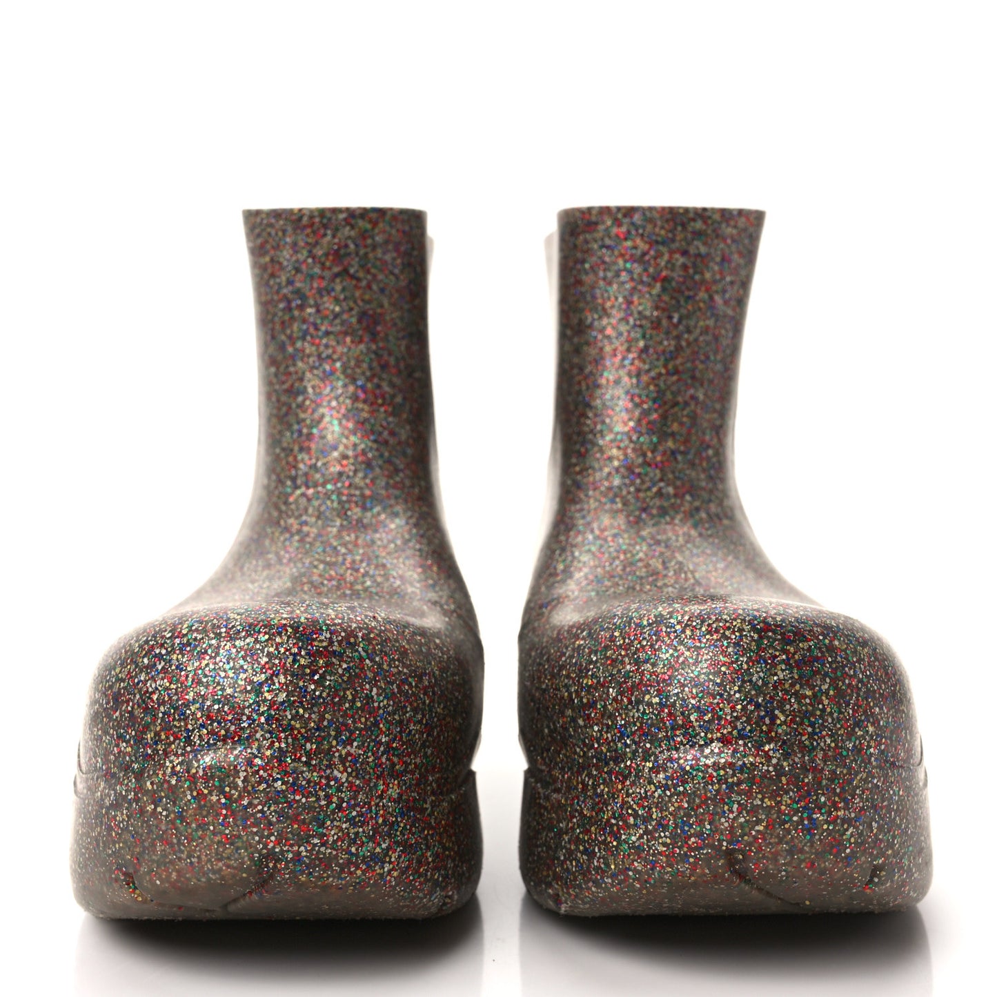 Sparkle Rubber Puddle Ankle Boots 41 Multicolor