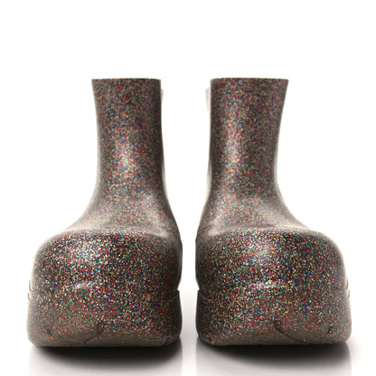 Bottega Veneta Sparkle Rubber Puddle Ankle Boots 41 Multicolor 2 of 7