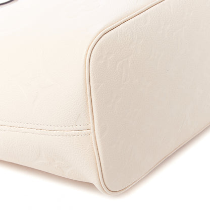 Louis Vuitton Empreinte Monogram Giant Neverfull MM Cream 6 of 9