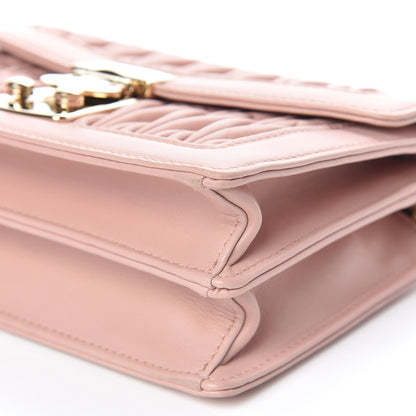 Miu Miu Lambskin Confidential Matelasse Chain Shoulder Bag Orchidea 9 of 11