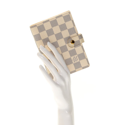 Louis Vuitton Damier Azur Small Ring Agenda Cover 2 of 6