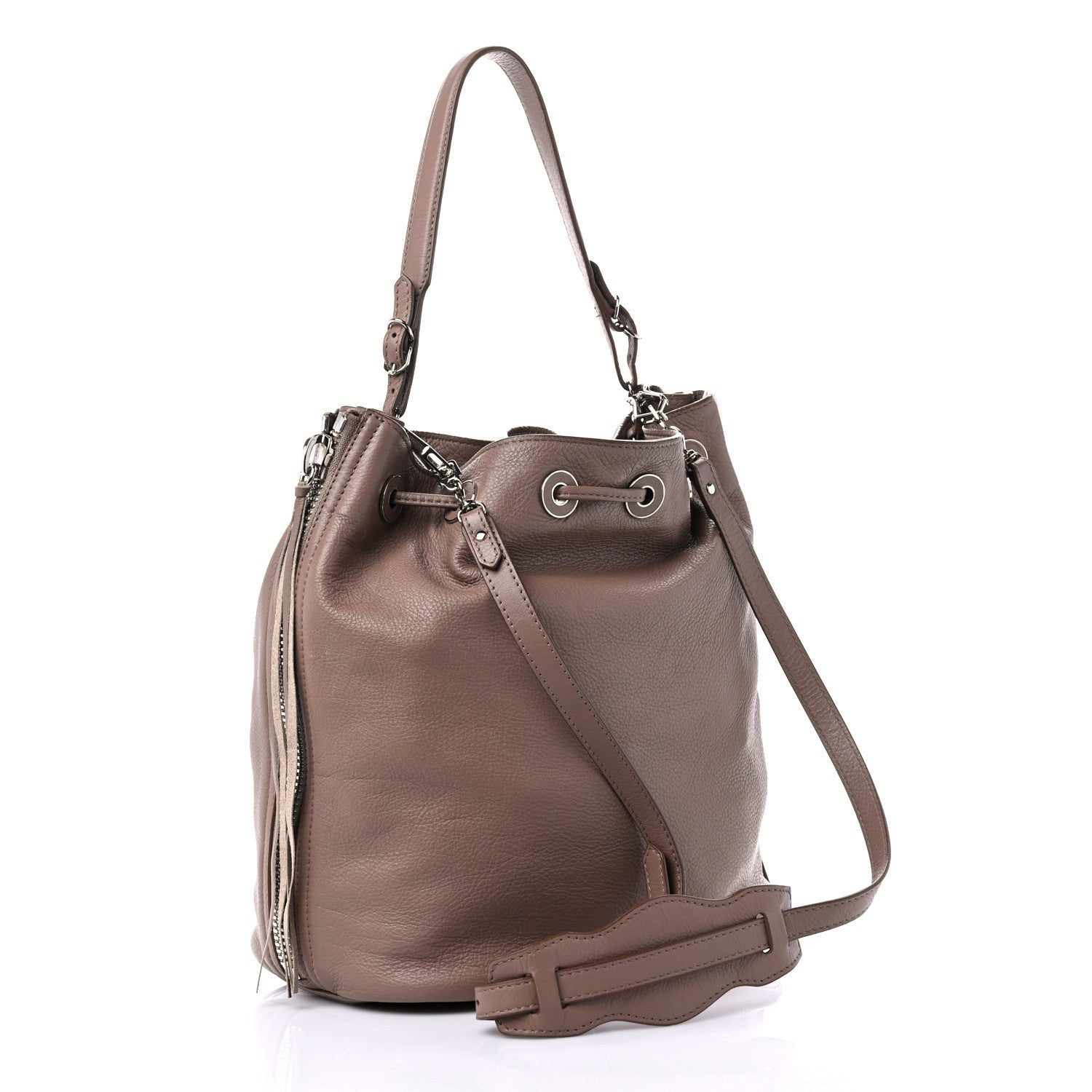 Balenciaga Veau Papier Plate Small Bucket Bag Sable 2 of 13