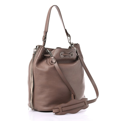 Balenciaga Veau Papier Plate Small Bucket Bag Sable 2 of 13