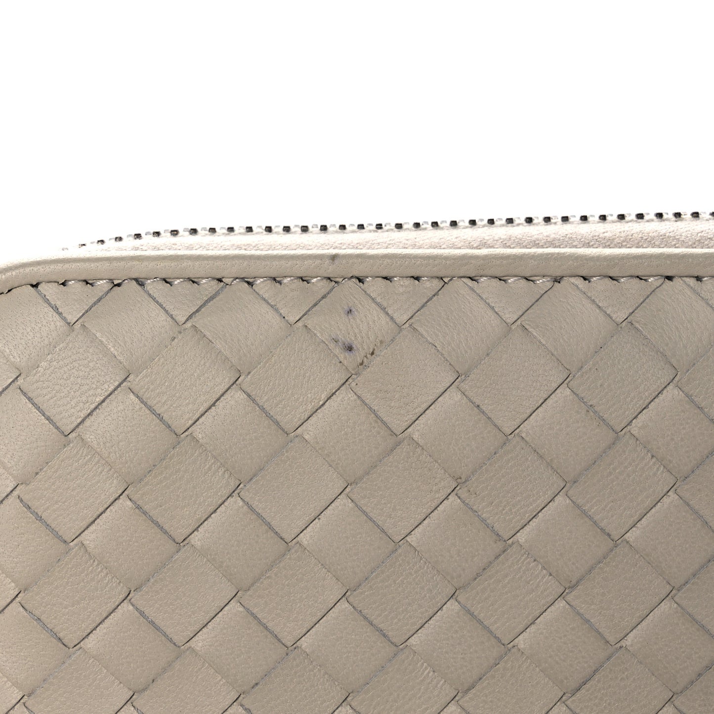 Nappa Intrecciato Zip Around Wallet Limo