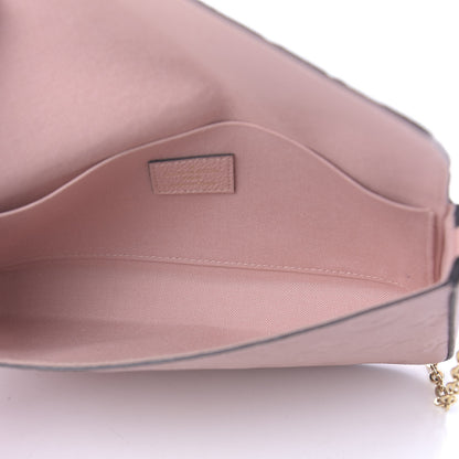 Louis Vuitton Empreinte Pochette Felicie Chain Wallet Rose Poudre 5 of 10