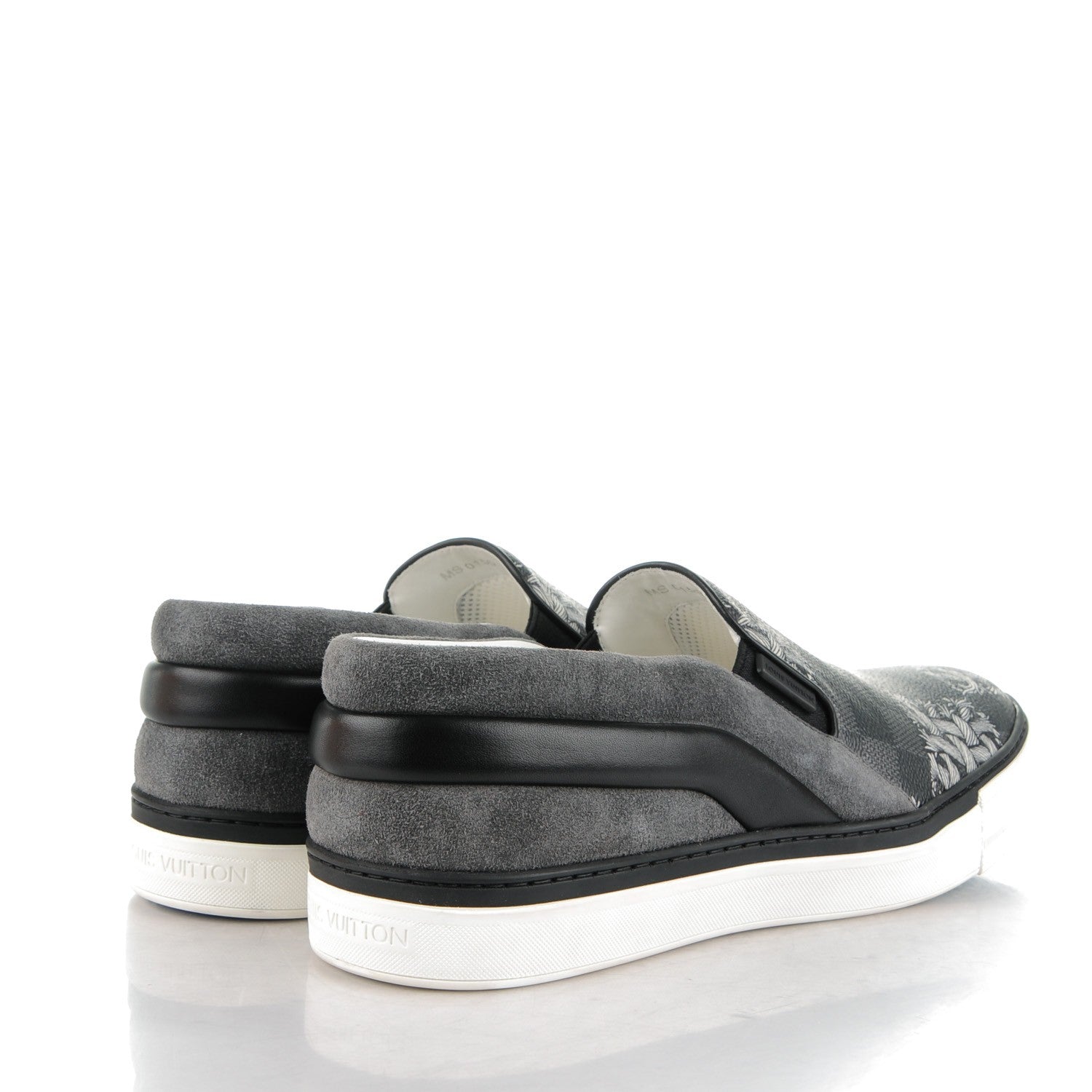 Louis Vuitton Damier Graphite Rope Twister Slip On 9 White 4 of 11