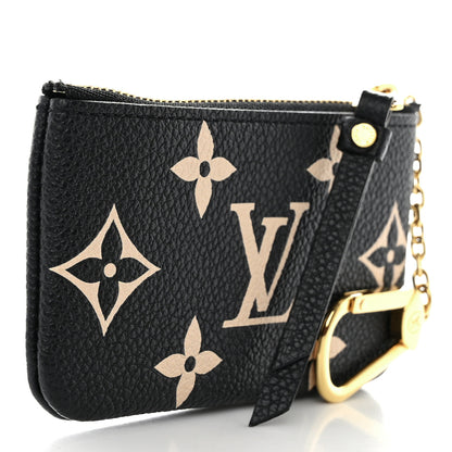 Louis Vuitton Empreinte Monogram Giant Key Pouch Black Beige 3 of 8