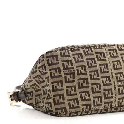 Fendi Zucchino Vitello Mini Mama Baguette Mogano Panna Bruciato 9 of 12