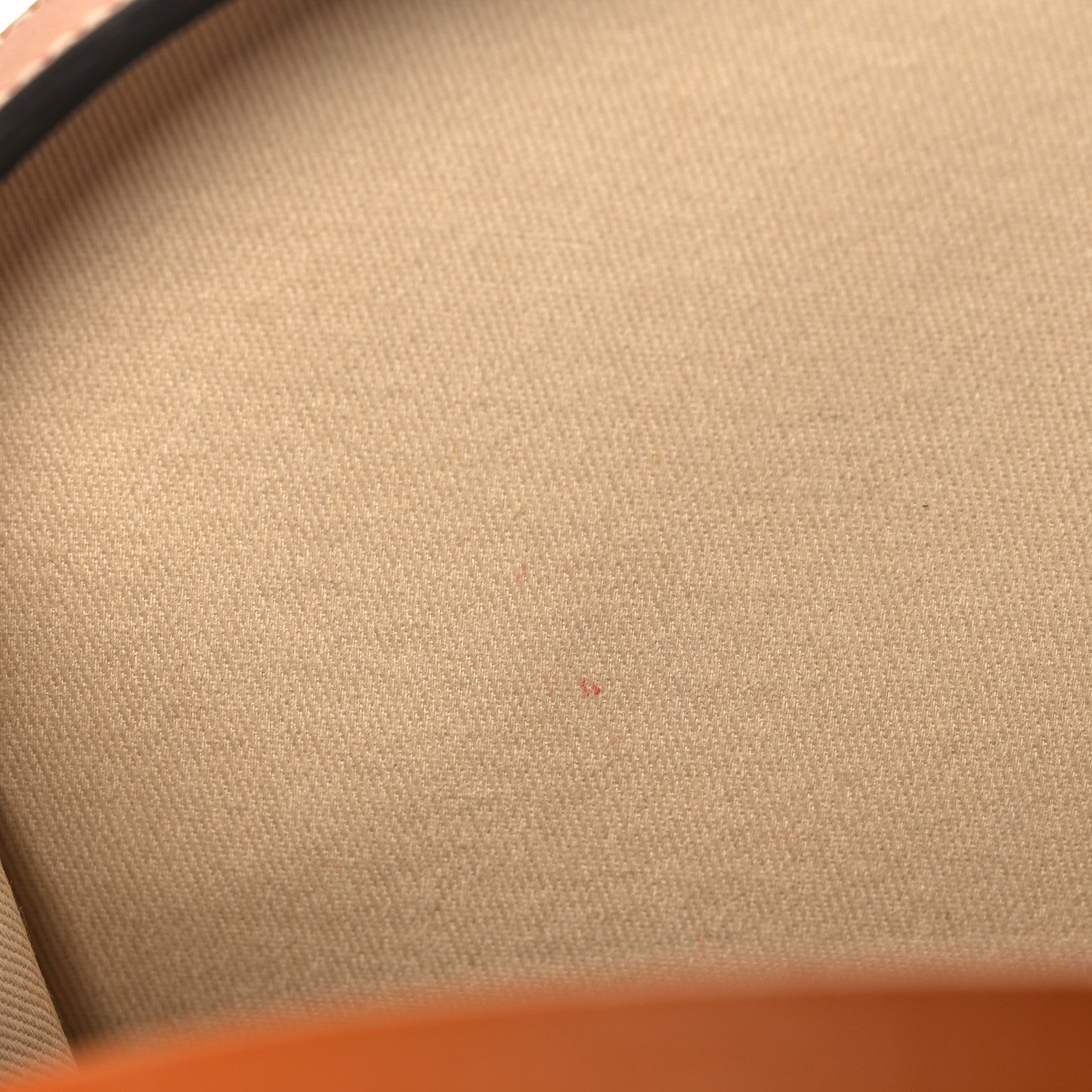 Salvatore Ferragamo Calfskin Canvas The Studio Round Crossbody Tan 9 of 12
