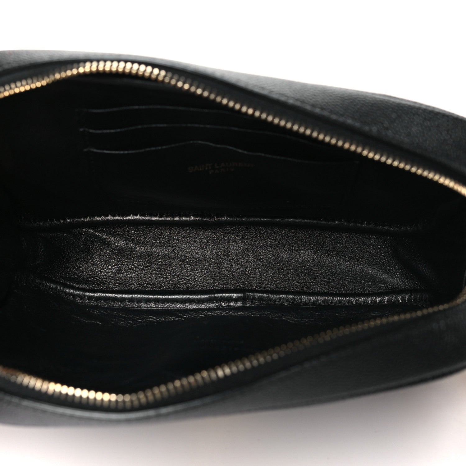 Saint Laurent Grain De Poudre Matelasse Monogram Mini Lou Camera Bag Black 5 of 11