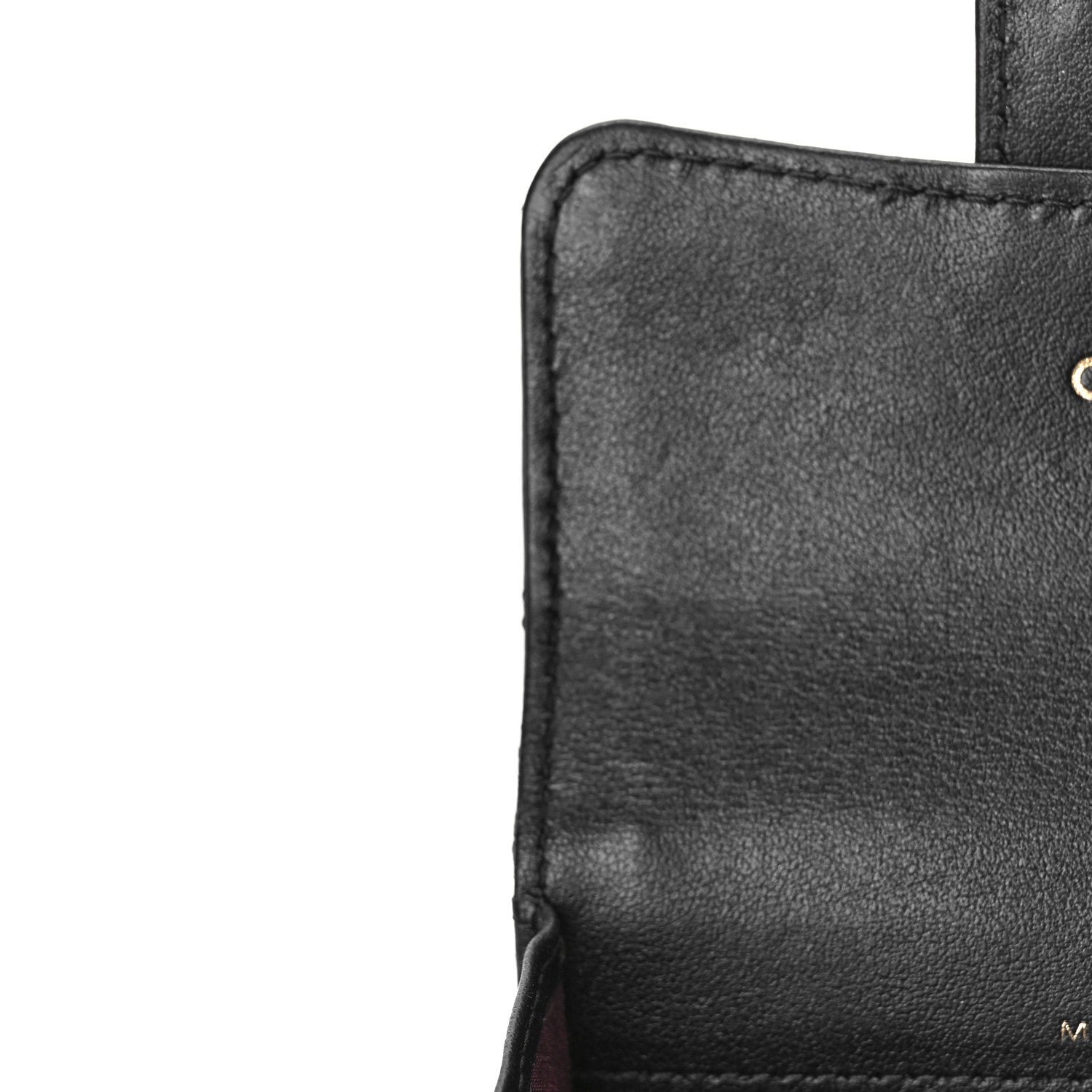 Chanel Aged Calfskin Quilted Reissue Flap Card Holder Black 11 of 12