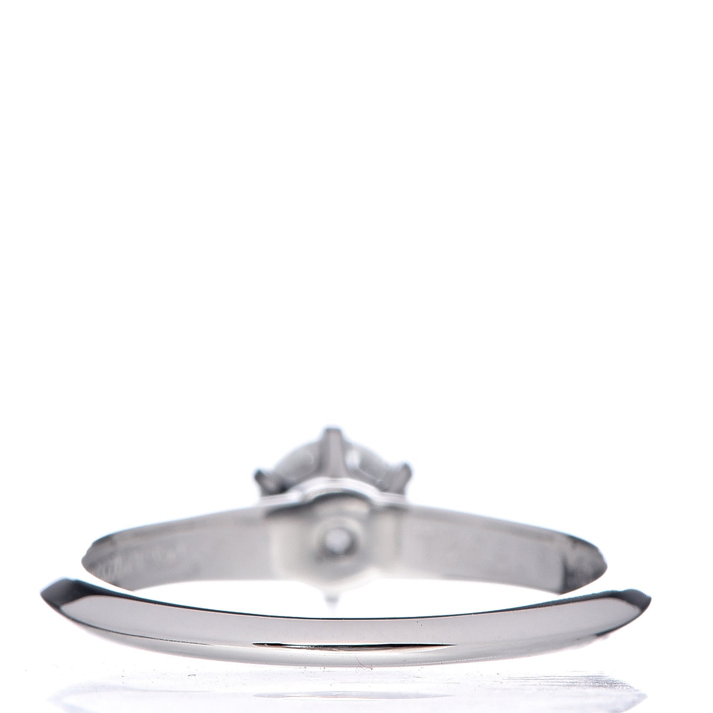 Platinum Diamond .62ct Solitaire Engagement Ring 54 7