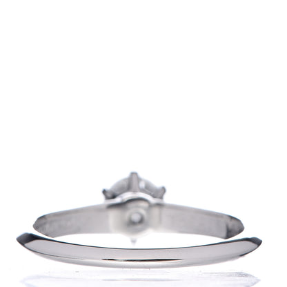 Tiffany Platinum Diamond .62ct Solitaire Engagement Ring 54 7 4 of 6
