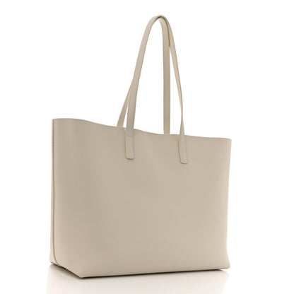 Saint Laurent Calfskin Large Shopping Tote Porcellana 4 of 14