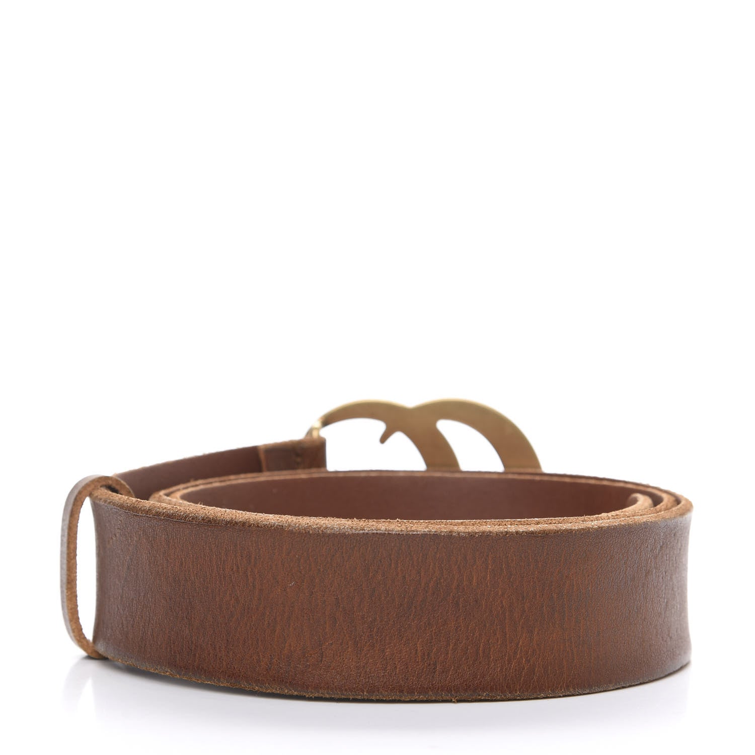 Gucci Faded Calfskin Double G 40mm Belt 95 38 Cuir 2 of 5