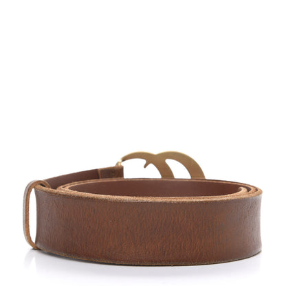 Gucci Faded Calfskin Double G 40mm Belt 95 38 Cuir 2 of 5