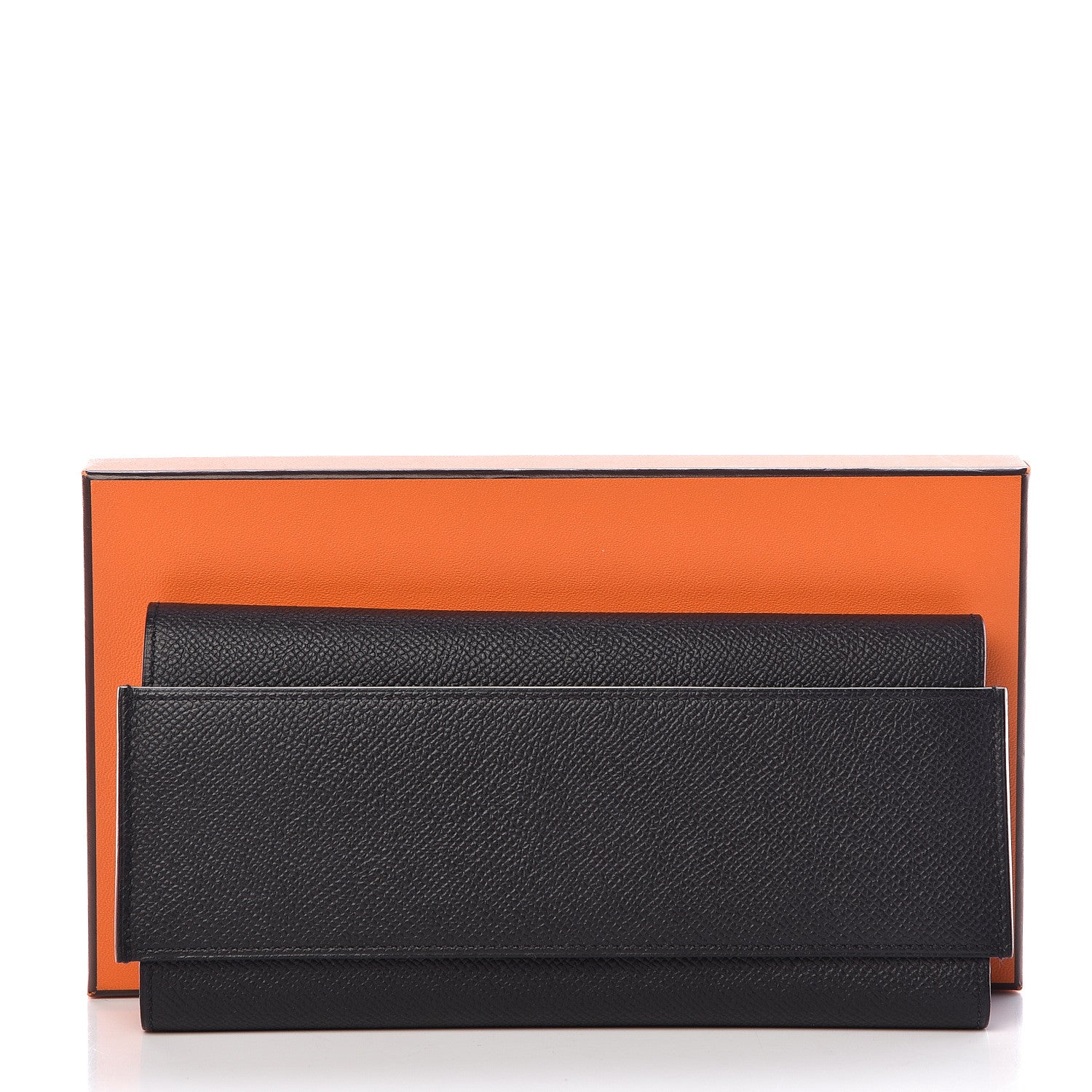 Hermes Epsom Passant Long Wallet Black 11 of 11