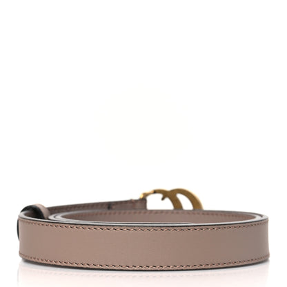 Gucci Calfskin Double G 20mm Belt 75 30 Porcelain Rose 3 of 6