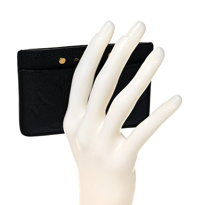 Louis Vuitton Empreinte Card Holder Black 2 of 6