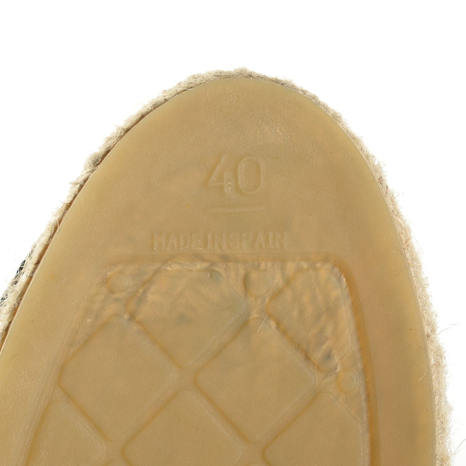 Chanel Striated Suede Espadrilles 40 Dark Grey 6 of 9