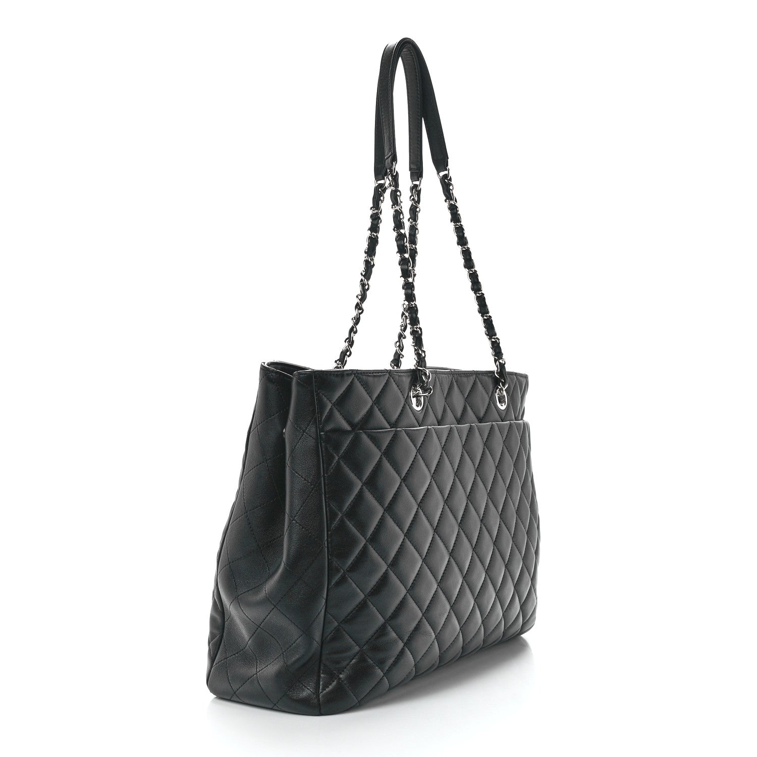 Chanel Calfskin Quilted Timeless Tote Black 3 of 12