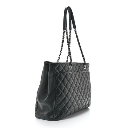 Chanel Calfskin Quilted Timeless Tote Black 3 of 12