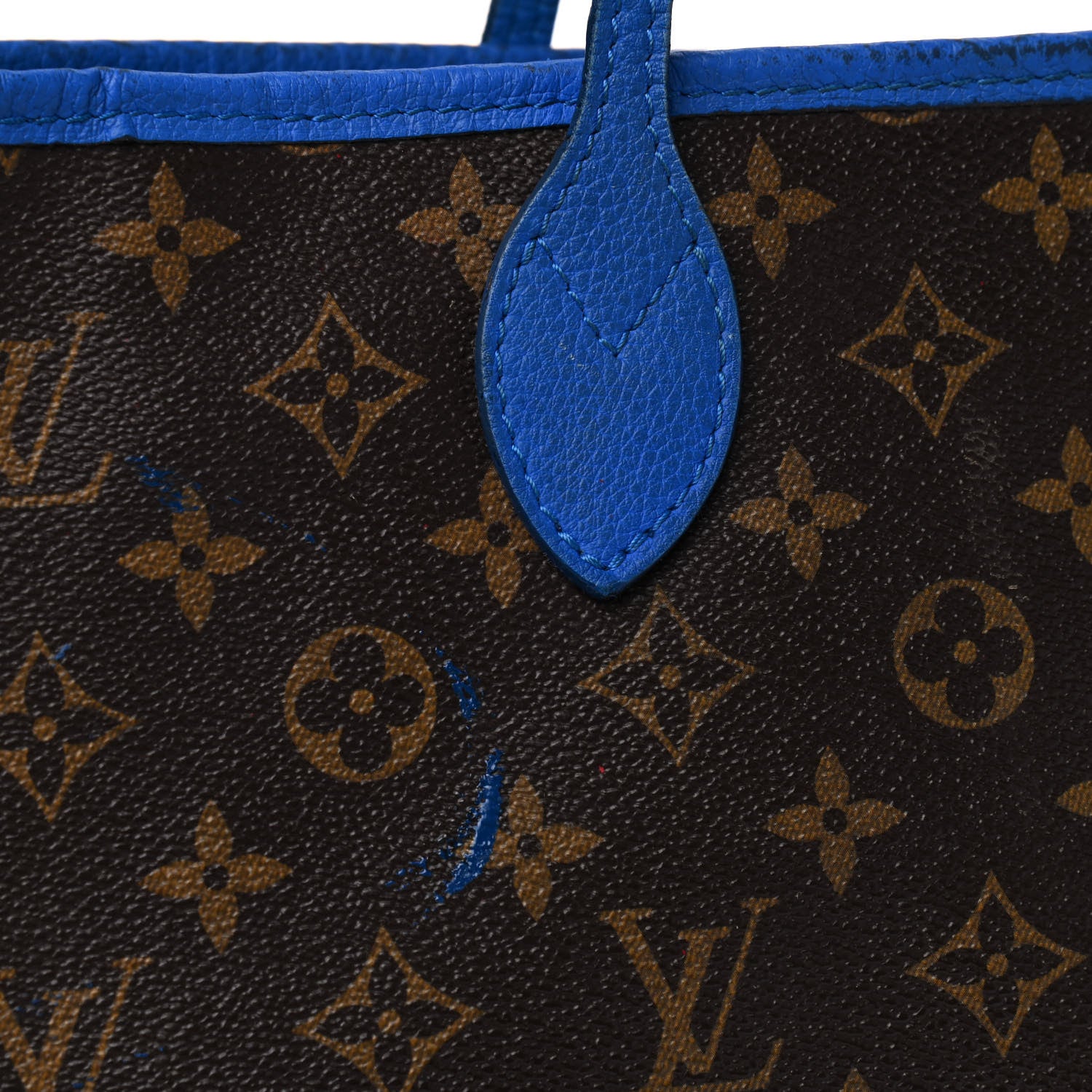Louis Vuitton Monogram Articles de Voyage Ikat Neverfull GM Grand Blue 13 of 17