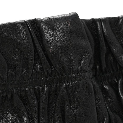 Prada Nappa Gaufre Wristlet Clutch Black 13 of 14