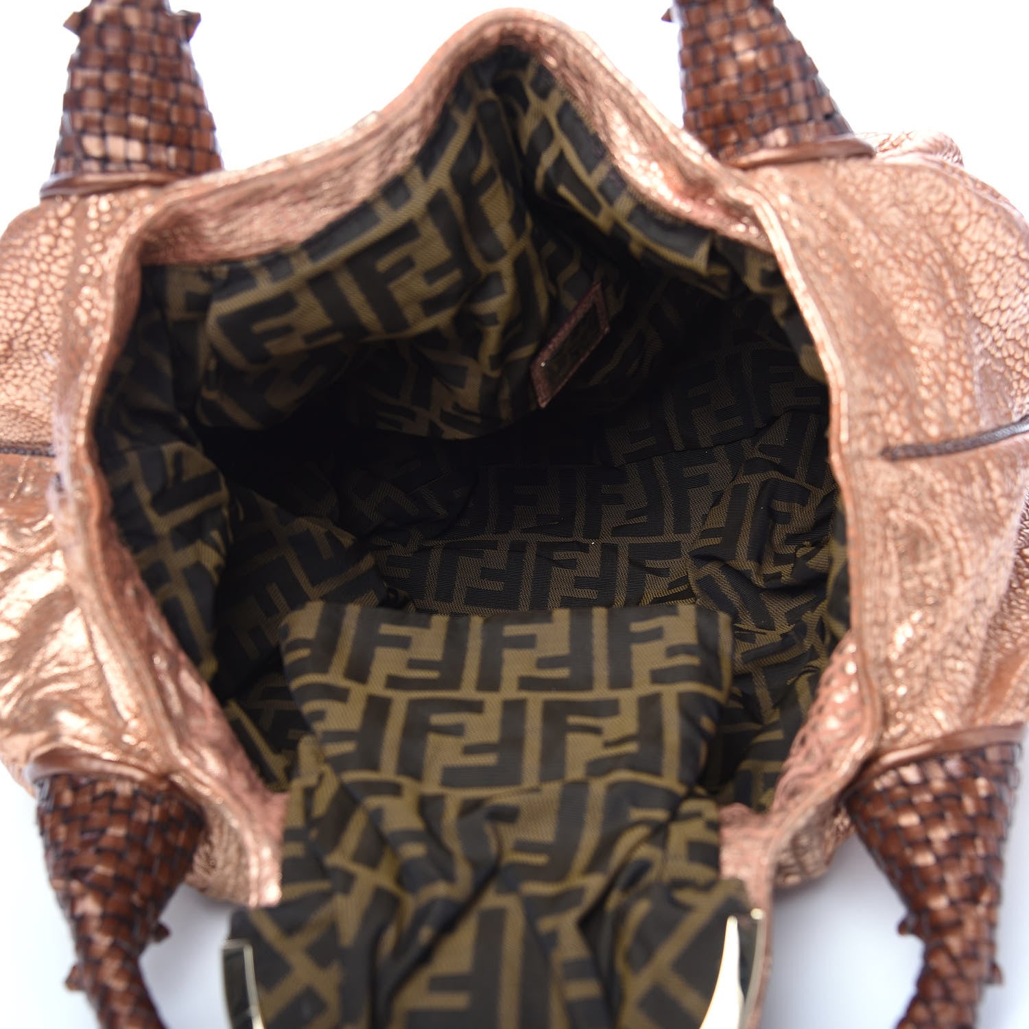 Fendi Metallic Nappa Spy Rosa Multicolor 4 of 9