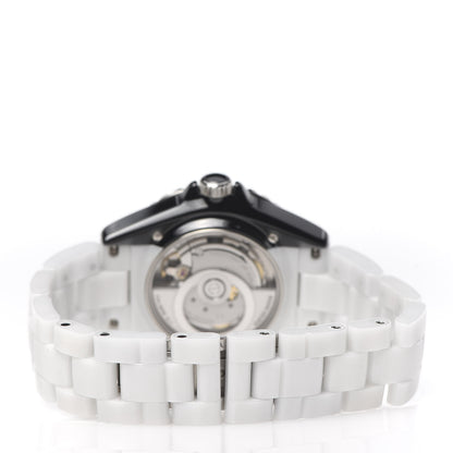 Chanel Stainless Steel Ceramic 38mm J12 Paradoxe Automatic Watch White 4 of 7