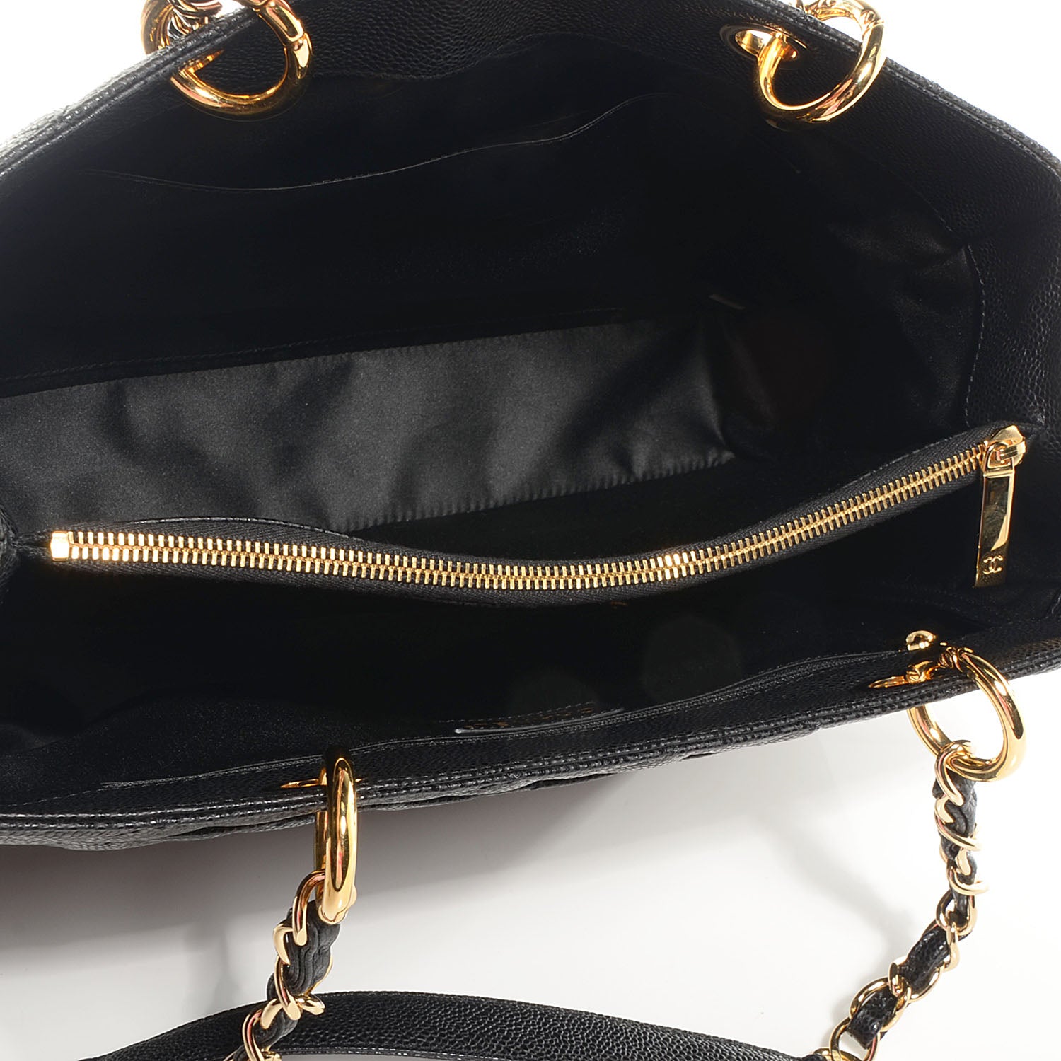 Chanel Caviar Grand Shopping Tote GST Black 5 of 7