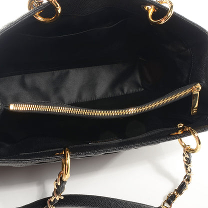 Chanel Caviar Grand Shopping Tote GST Black 5 of 7