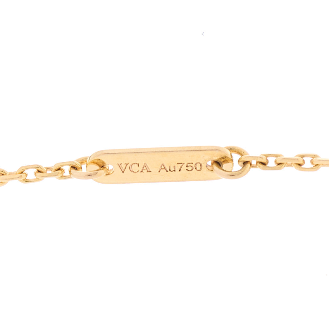18K Rose Gold Sweet Alhambra Pendant Necklace