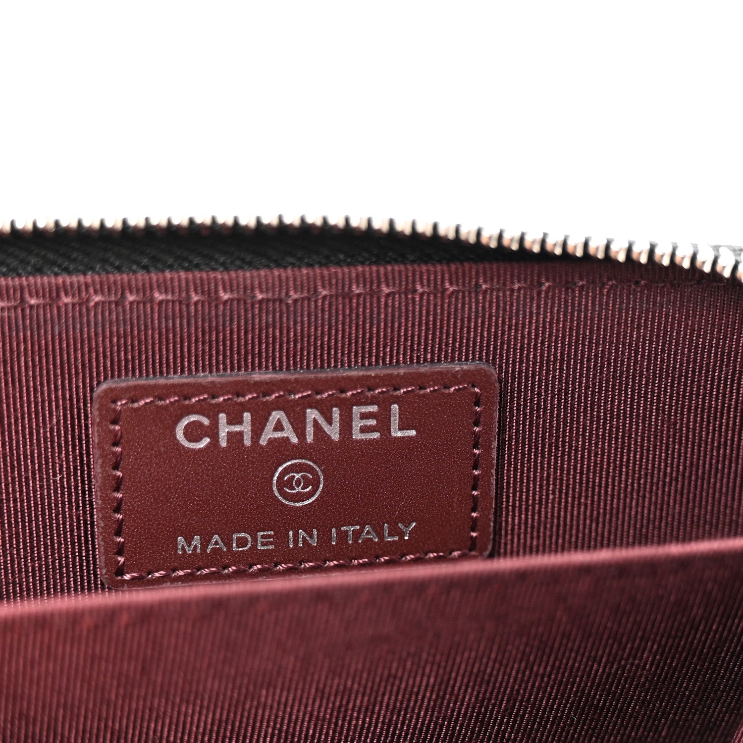 Chanel Caviar Quilted Zip Coin Purse Black 6 of 8