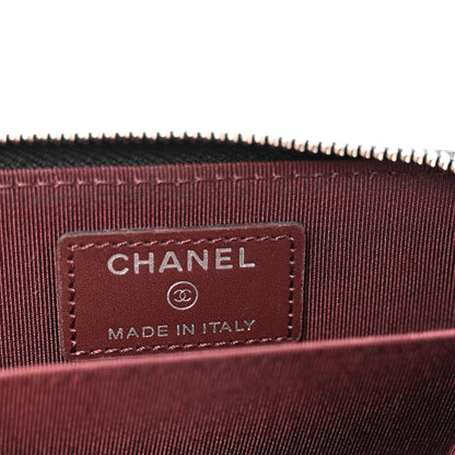 Chanel Caviar Quilted Zip Coin Purse Black 6 of 8
