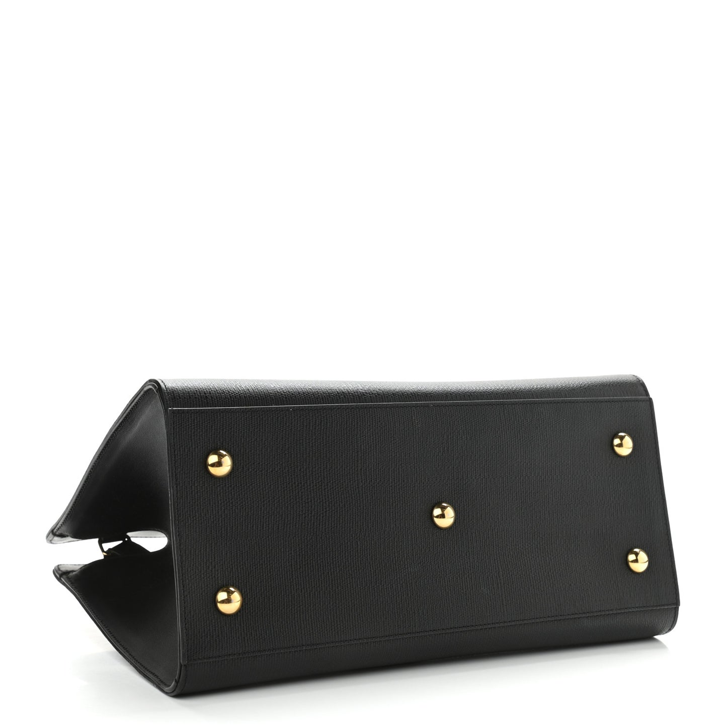 Textured Calfskin Small Classic Y Cabas Black