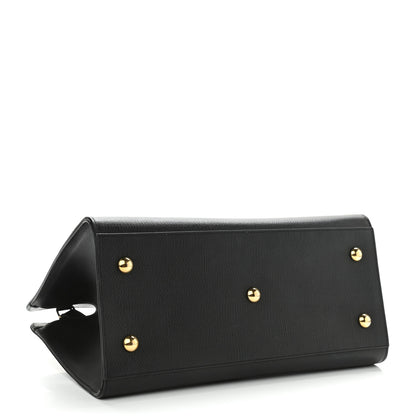 Saint Laurent Textured Calfskin Small Classic Y Cabas Black 4 of 11