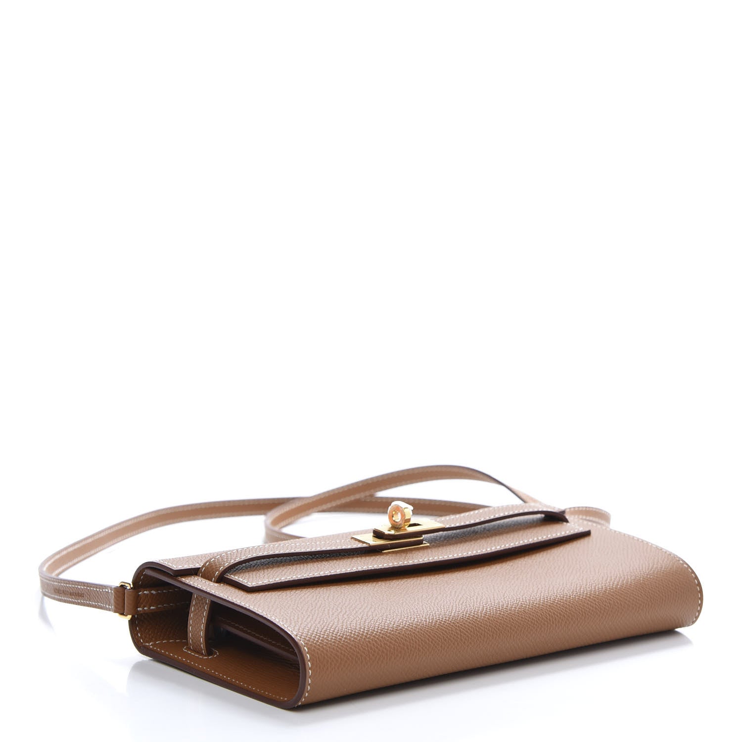 Hermes Epsom Kelly Wallet To Go Gold 3 of 8