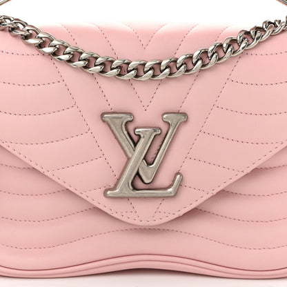 Louis Vuitton Calfskin New Wave Chain MM Smoothie Pink 7 of 11