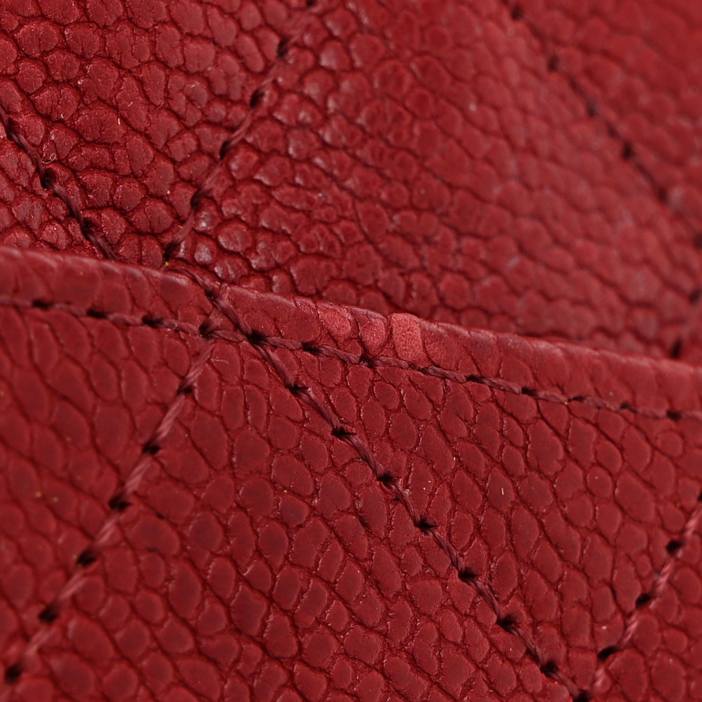 Washed Caviar Quilted 2.55 Reissue 225 Bijoux Chain Flap Red