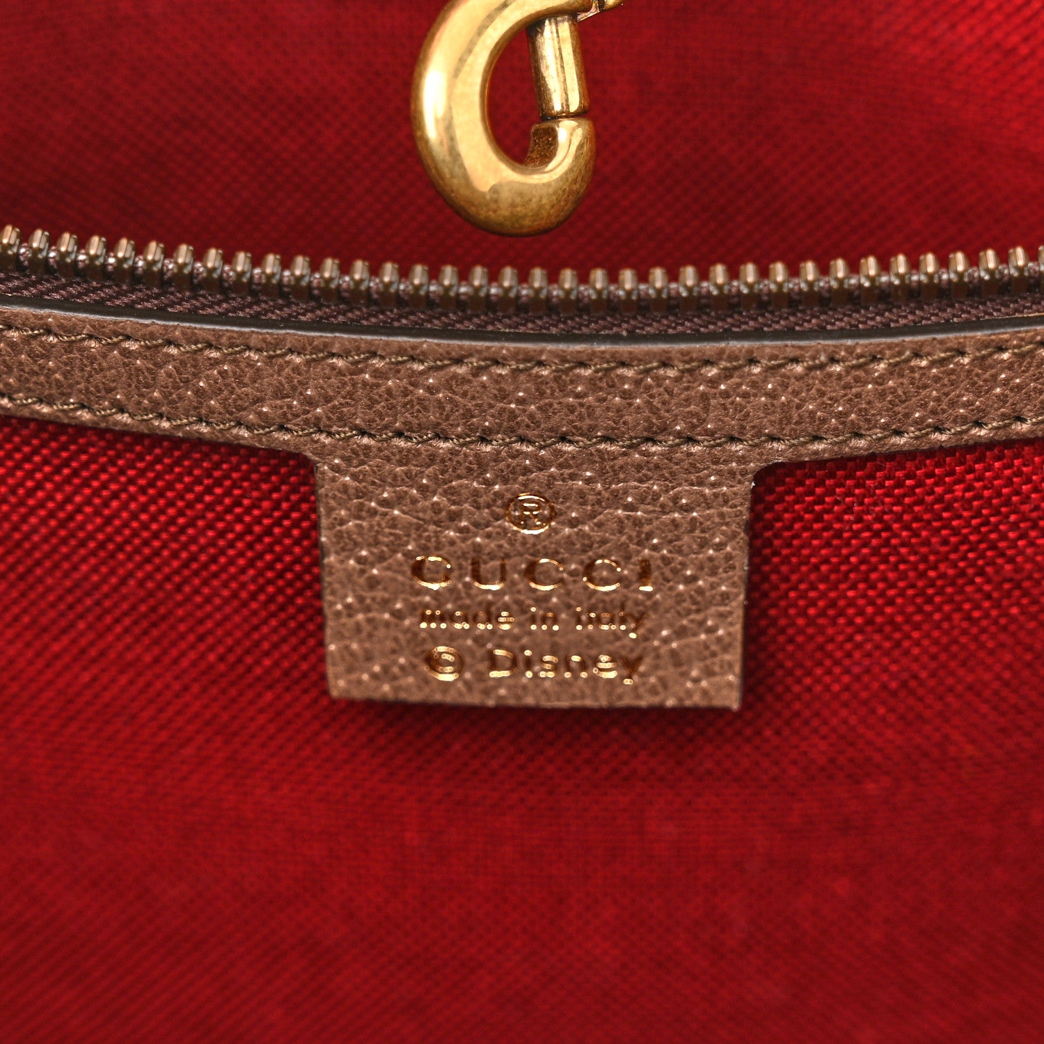 Gucci X DISNEY GG Supreme Monogram Donald Duck Retro Interlocking G Shopping Tote Beige Multicolor New Acero 6 of 11
