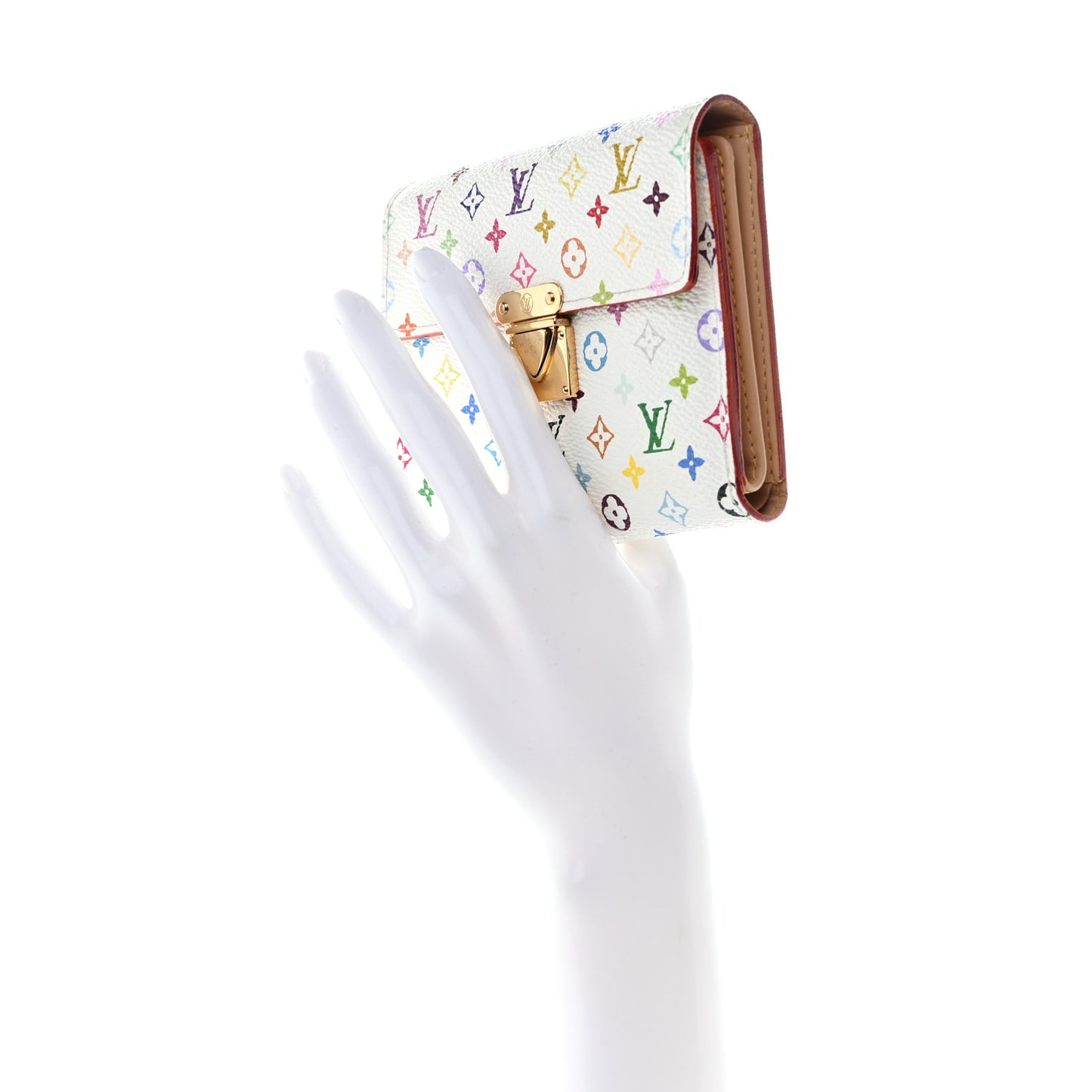 Monogram Multicolor Koala Wallet White