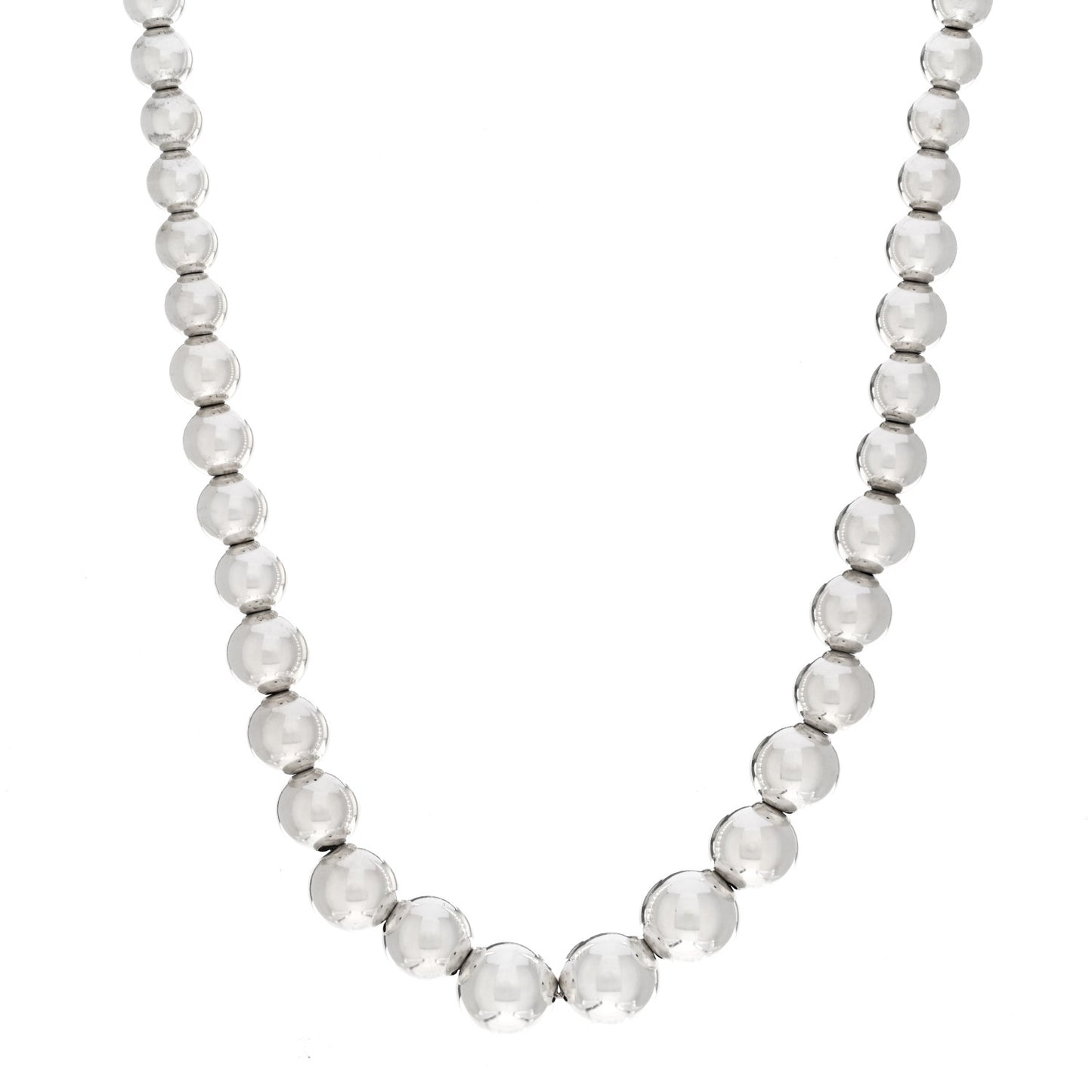 Sterling Silver HardWear Graduated Ball Necklace