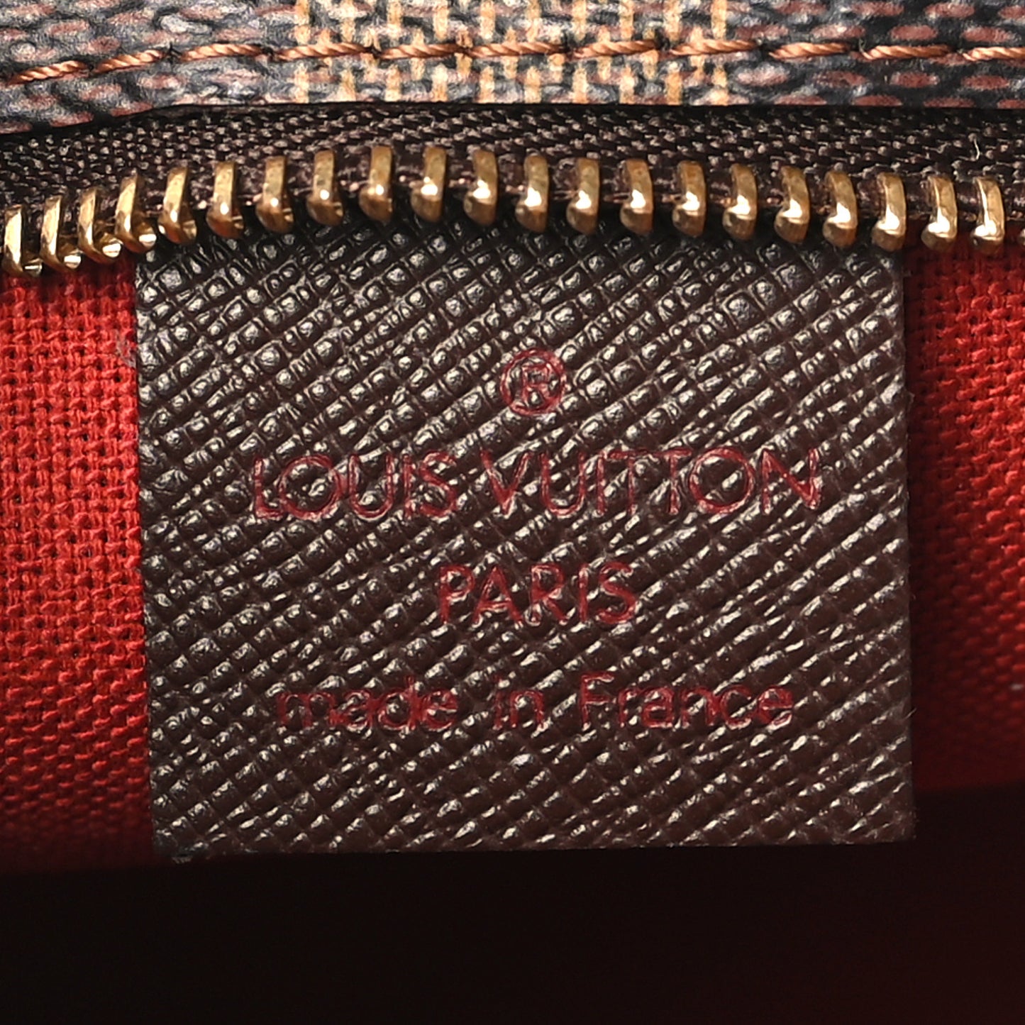 Damier Ebene Trousse Make Up Bag Pochette