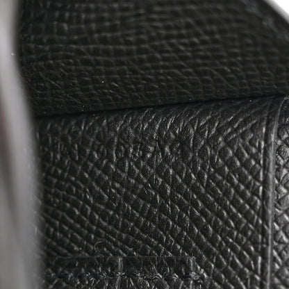 Hermes Epsom Enamel Maillon Wallet To Go Black 7 of 11
