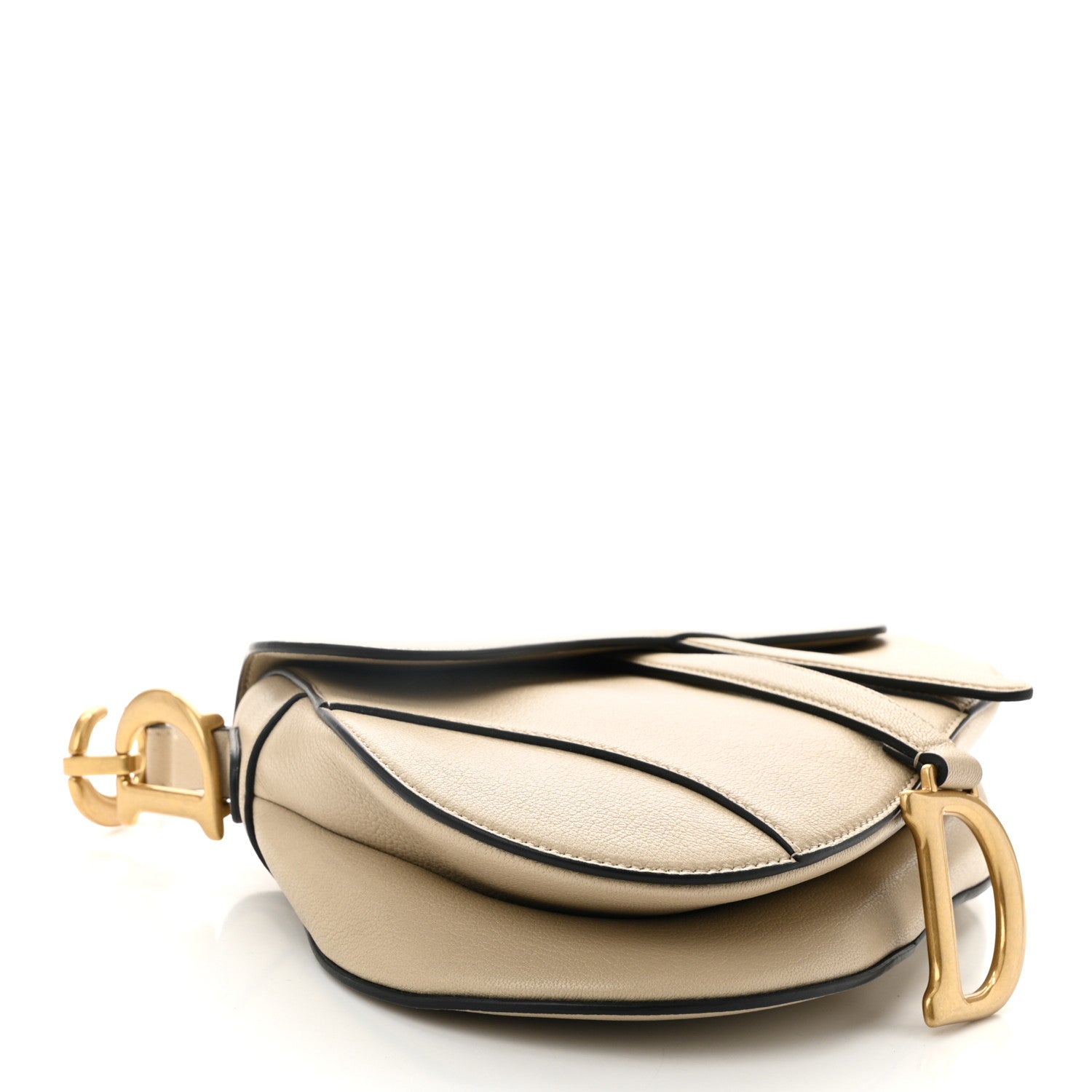 Christian Dior Shiny Goatskin Saddle Bag Corda 3 of 9