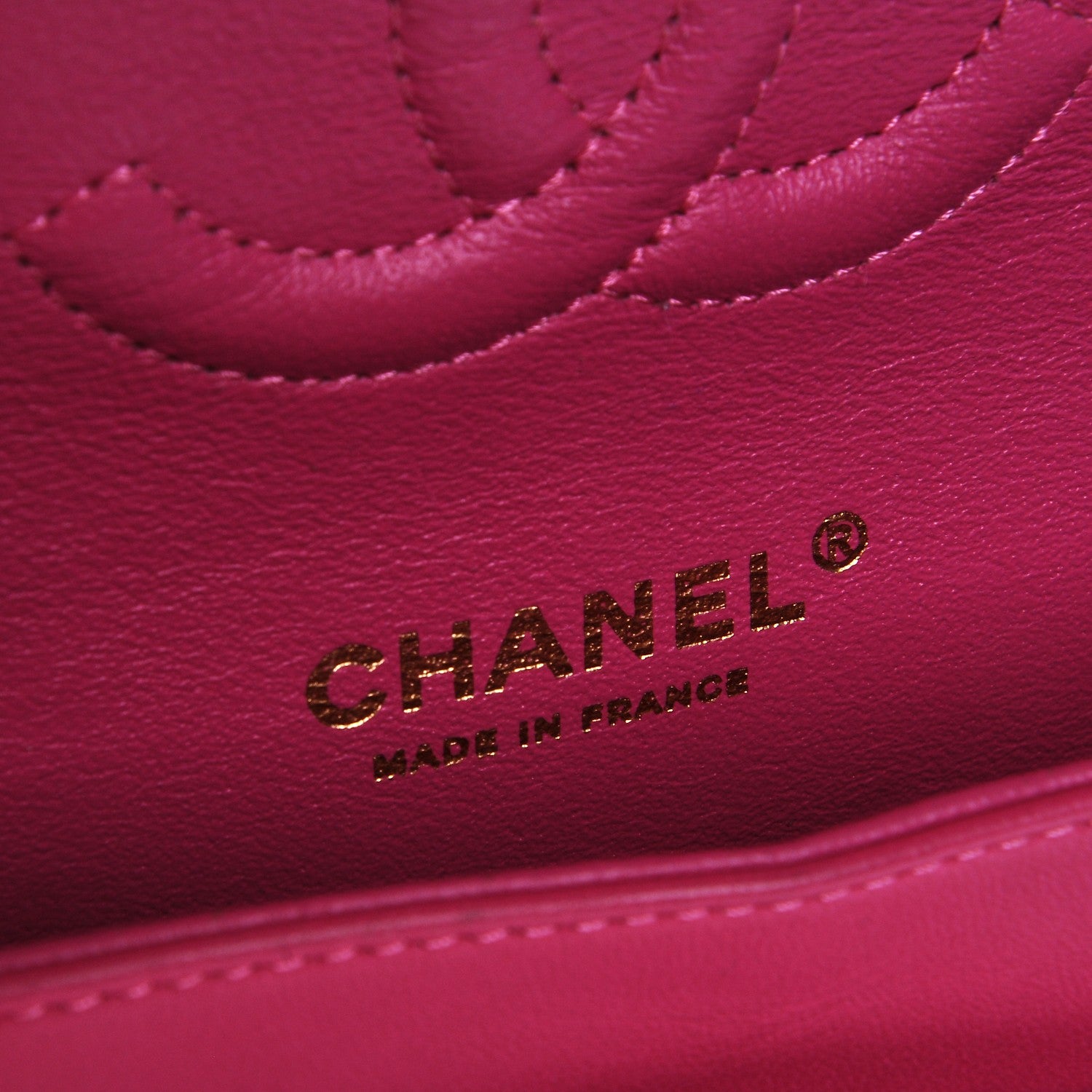 Chanel Lambskin Chevron Quilted Medium Double Flap Pink 6 of 9