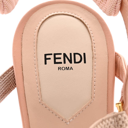 Fendi Organza Paillettes Colibri 85mm Slingback Pumps 37 Baby Pink 8 of 11