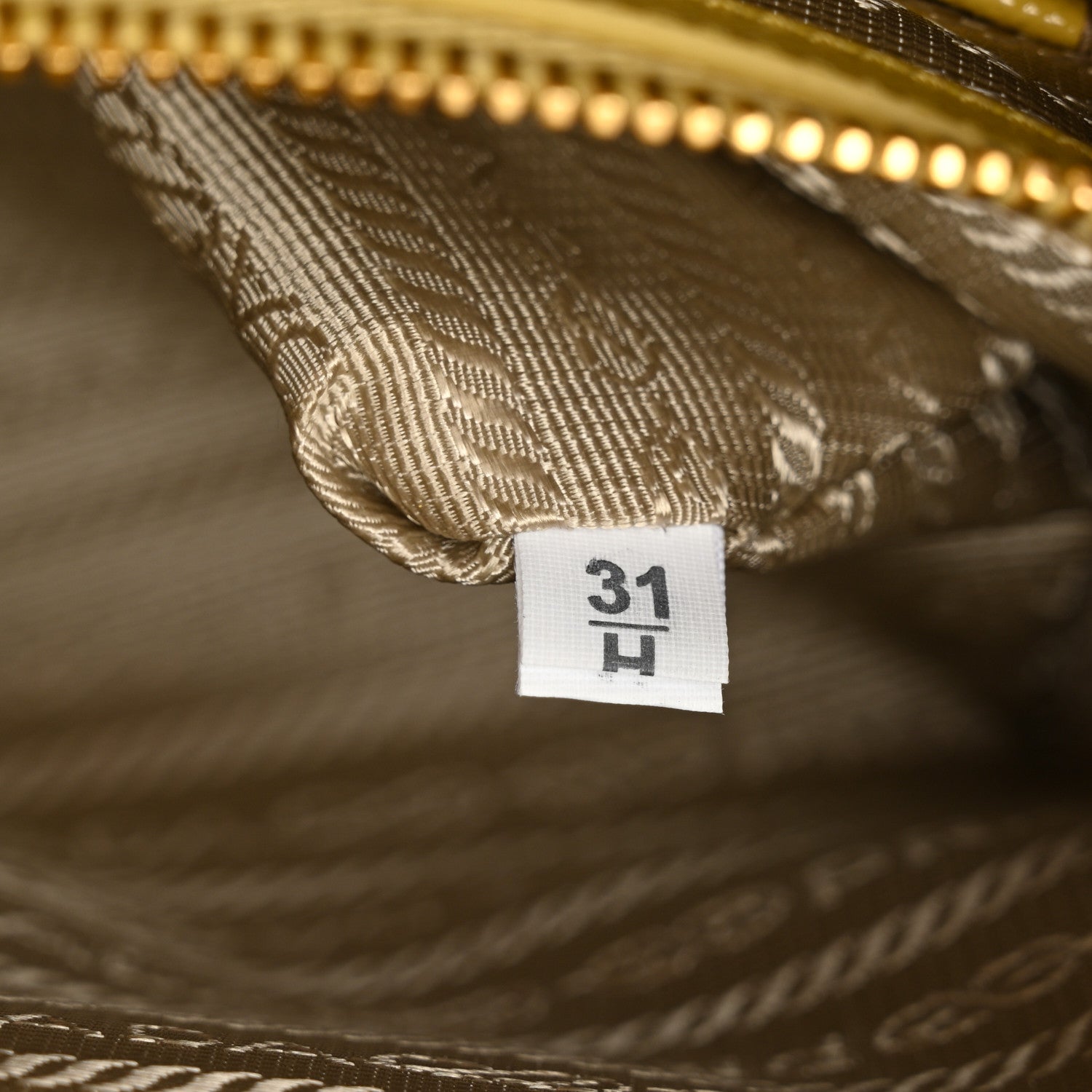Prada Saffiano Vernice Medium Galleria Double Zip Tote Ananas 6 of 11